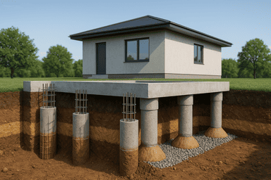 Буронабивные сваи для дома 8×10 м